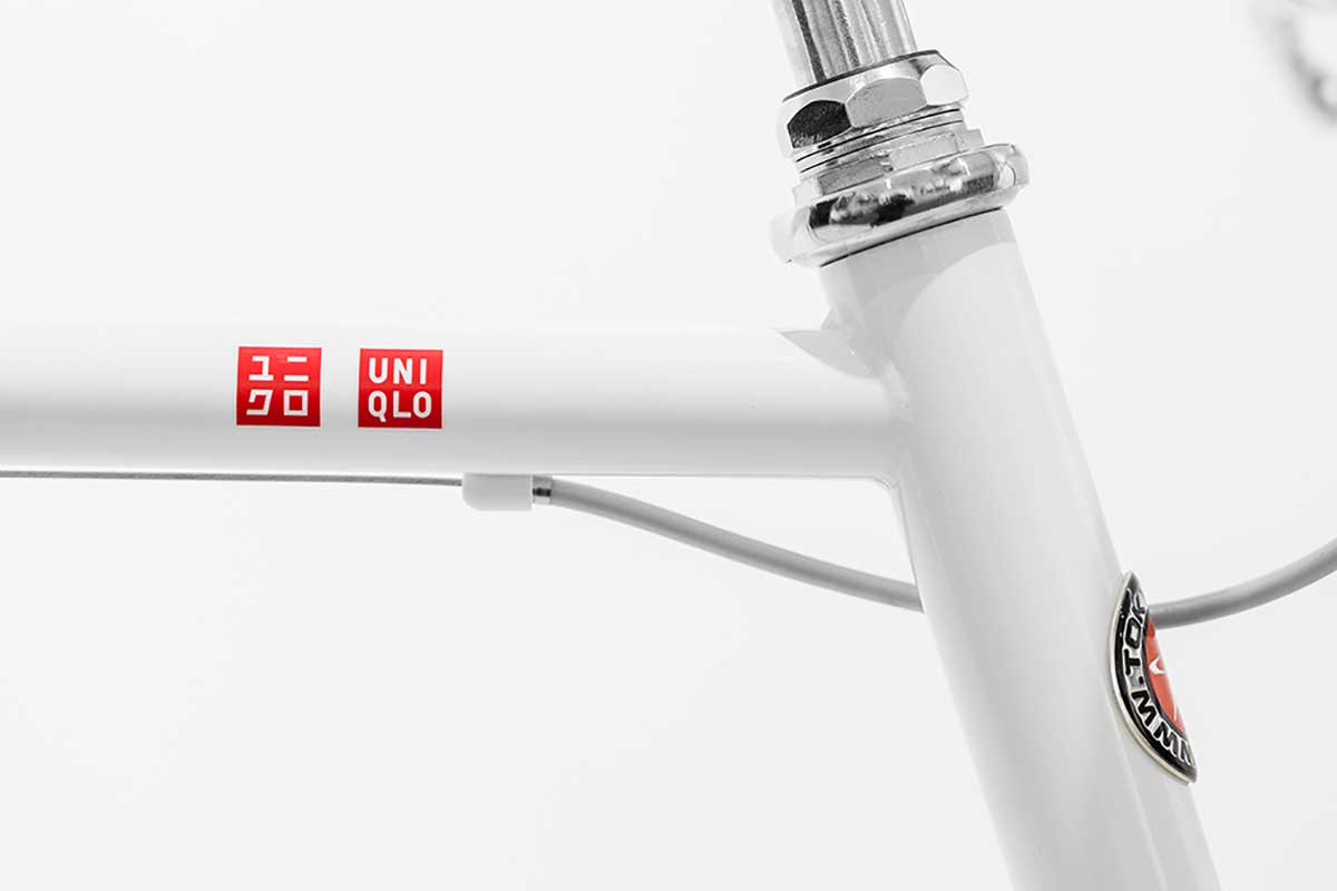 tokyobike x UNIQLO 10th anniversary bike logo