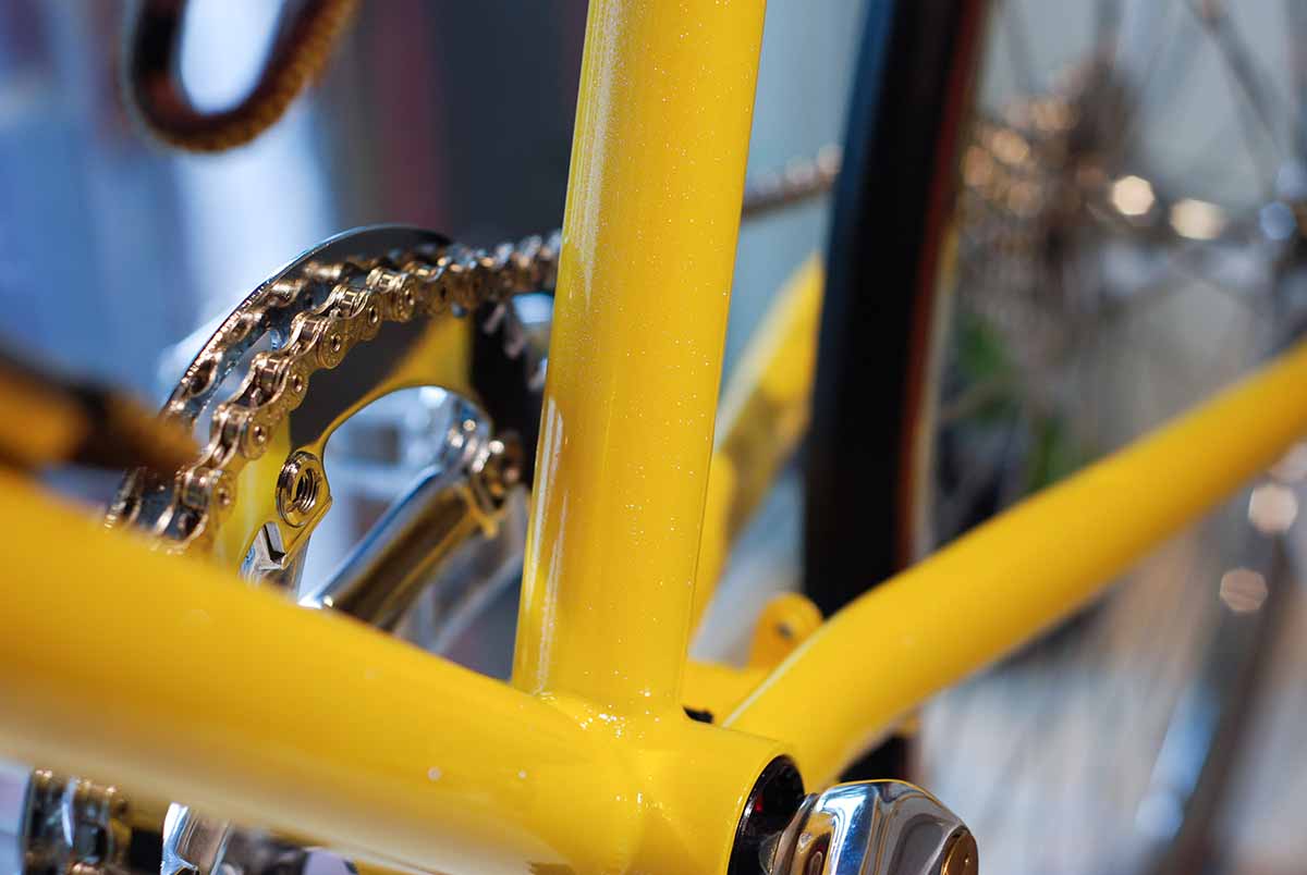 tokyobike plus#20 in special yellow with gritter